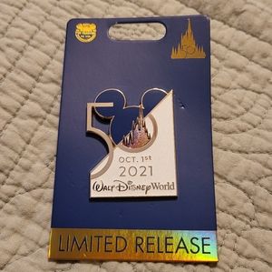 WDW 50th anniversary Oct 1st 2021 Pin LIMITED RELEASE NWT!